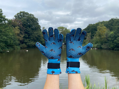 Eco-friendly neoprene wild swimming gloves: Orca